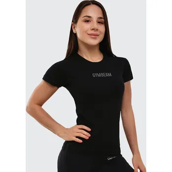 Dámské tričko GymBeam Dámské tričko FIT Black XS černá