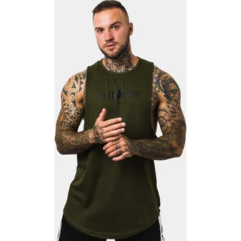 Pánské tílko Gym Beam Tílko Cut Off Military Green XL