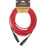 Cascha Standard Line Mic Cable Red 9m + prodloužená záruka 3 roky