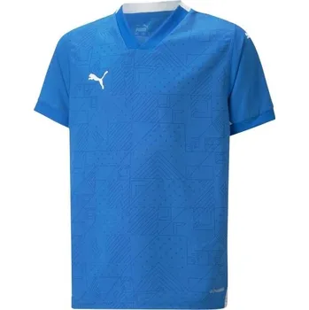 Dětské fotbalové triko Puma TEAMCUP JERSEY JR 152 Modrá, Bílá