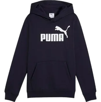 Chlapecká mikina Chlapecká mikina Puma ESSENTIALS NO.1 LOGO HOODIE FL B 152 Tmavě modrá, Bílá