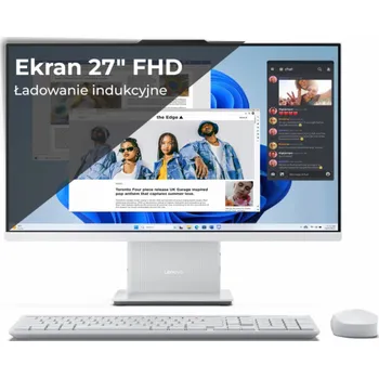 Stolní počítač Lenovo IdeaCentre AIO 27IRH9 i5-13420H 27" FHD IPS 300 nits AG 16 GB DDR5 5200 SSD512 Intel UHD Graphics Win11 Cloud Grey