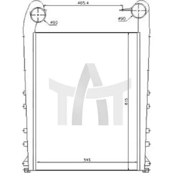 Turbodmychadlo Chladič turba NRF NRF30221