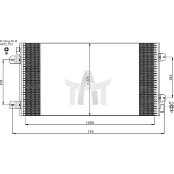 Klimatizace automobilu Kondenzátor - klimatizace NRF NRF35485