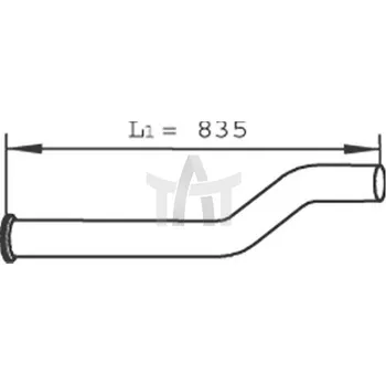 Výfuková trubka Výfuková trubka DINEX DIN22245