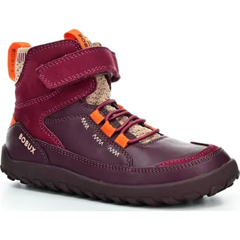 Dívčí tenisky Bobux Alpha Amble Fig-Beaujolais celoroční kotníkové barefoot boty Velikost boty (EU): 23, Vnitřní délka boty: 155, Vnitřní šířka boty: 64