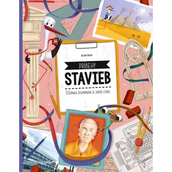 Cizojazyčná kniha Príbehy stavieb (Sekaninová Štěpánka, 2023)