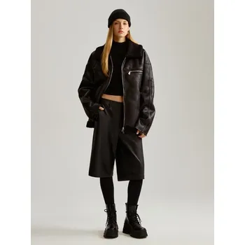 Dámská móda Bunda oversized - L - House - černá - 578AJ-99X
