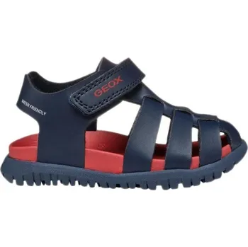 Chlapecké sandály Chlapecké sandály Geox B SANDAL FUSBETTO BO 21 Tmavě modrá, Červená