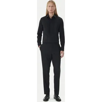 Pánská košile Calvin Klein Košile LV019EU063 Černá Slim Fit 44
