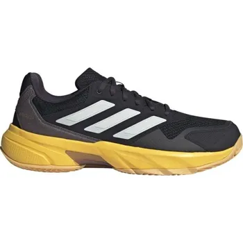 Pánská tenisová obuv Pánská tenisová obuv adidas COURTJAM CONTROL 3 M CLY 7.5 Černá, Bílá, Žlutá