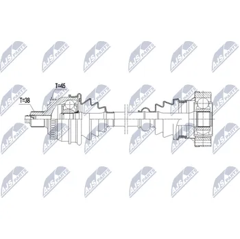 NTY NPW-AU-108 Hnací hřídel (NPW-AU-108)