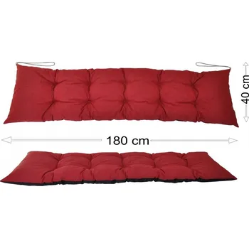 Podsedák Podsedák 180x40 vínový melír