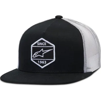 Kšiltovka Kšiltovka BOLT TRUCKER, ALPINESTARS (černá/bílá)