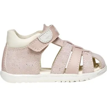 Dětská móda Dívčí sandálky Geox B SANDAL MACCHIA 22 Růžová, Bílá