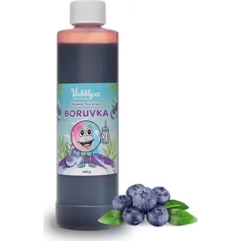 Bubble tea Sirup – borůvka, 600g | Domácí Bubble Tea z Bubbly.cz