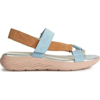 Dámské sandále Dámské sandály Geox D SPHERICA EC5W A 40 Světle modrá, Hnědá, Béžová