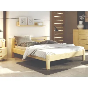 Postel Postel z masivu - dvoulůžko DREW-105, borovice