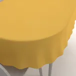 Dekorační oválný ubrus BKU-109 Hořčicový 100x160 cm