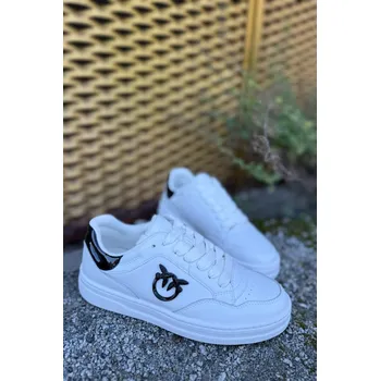 Dámské tenisky Dámské tenisky PINKO MANDY 11 SNEAKERS SS0077P108ZZ1 bíločerné Velikost: 35
