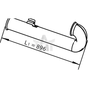 Výfuková trubka Výfuková trubka DINEX DIN21789