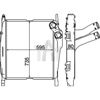 Chladič motoru Chladič - chlazení motoru NRF NRF30188