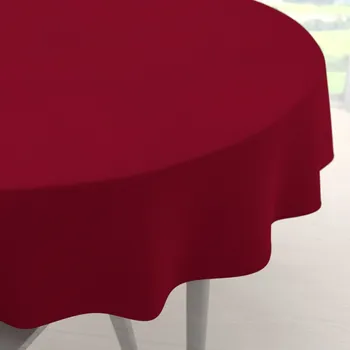 ubrus Dekorační kulatý ubrus BKU-106 Vínový Ø 100 cm