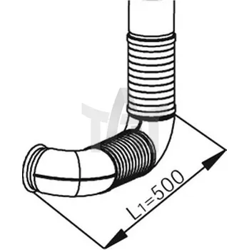 Výfuková trubka Výfuková trubka DINEX DIN53120