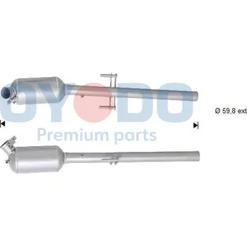 Filtr pevných částic Oyodo 20N0123-OYO Filtr sazových částic, výfukový systém (20N0123-OYO)