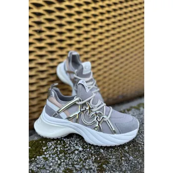 Dámské tenisky Dámské tenisky PINKO ARIEL 01 SNEAKERS SS0023T040OA2 šedé Velikost: 36