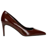Bordové Kožené Dámské Lodičky Na Vysokém Podpatku Wojas 3517435 37,5