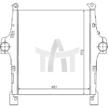 Turbodmychadlo Chladič turba NRF NRF30201