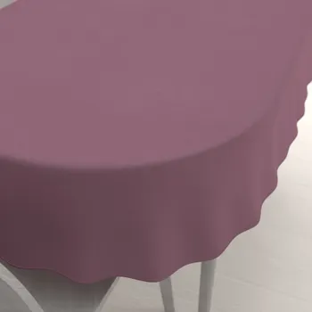 ubrus Dekorační oválný ubrus BKU-103 Lila 100x140 cm