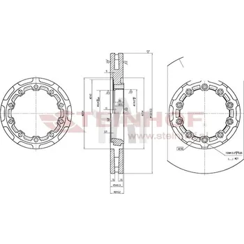 Autodíl Brzdový kotouč STEINHOF SMT001002
