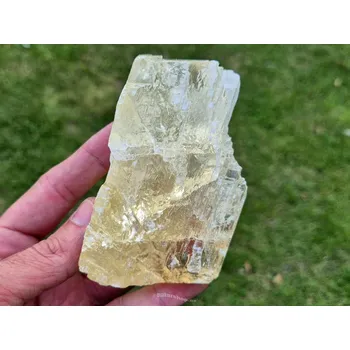 Přírodní kámen Kalcit surový žlutý 397g Mexiko