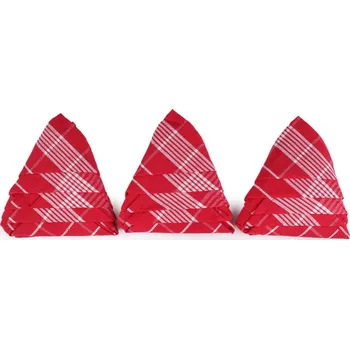 Utěrka Utěrky z egyptské bavlny ve vánočním balení 50x70 cm 3 červená