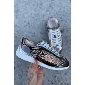 Dámské tenisky Dámské tenisky PINKO REBY 10 SNEAKERS SS0123T046L15 bronzové Velikost: 36
