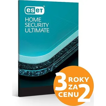 Antivir ESET HOME Security Ultimate pro 8 počítačů na 36 měsíců (3 za cenu 2)