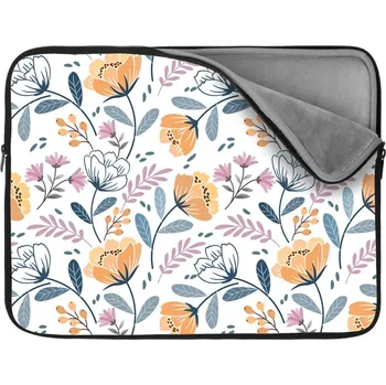 pouzdro na notebook Sablio Obal na notebook Rozkvetlá zahrada - 17"