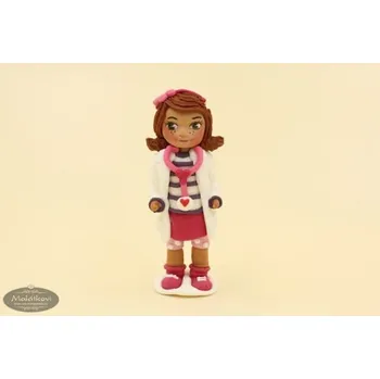 Jedlá dekorace na dort Lékařka – cukrová dekorace na dort