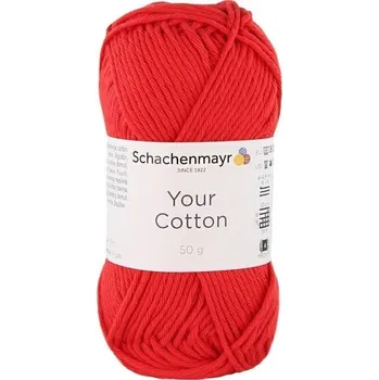 Příze Schachenmayr Your Cotton 00030 Tomato Pletací příze