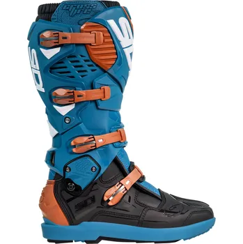 Moto obuv SIDI Boty na motorku SiDi Crossfire 3 SRS modro-bronzové 43