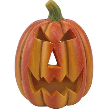 Svíčka Svícen Dýně keramická 105x100x130mm na svíčku, oranžová