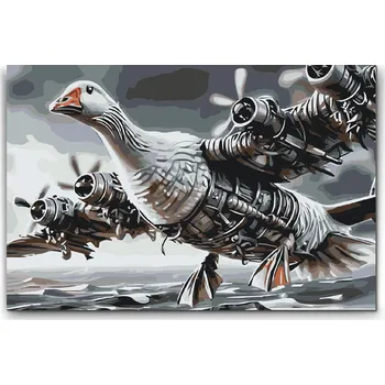 Malování podle čísel - Bombini Gusini Velikost: 40x60cm, Rámování: Pouze srolované plátno