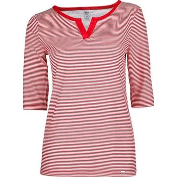 Pleas Dámské tričko s 3/4 rukávem červená S (183803-500-038)