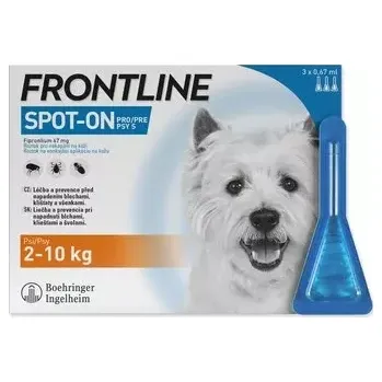 Antiparazitikum pro psa Frontline Combo spot-on pro psy S (2-10kg) - 3 ks