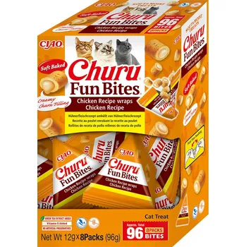 Churu Cat Box Fun Bites Chicken Wraps Kuře 8x12 g