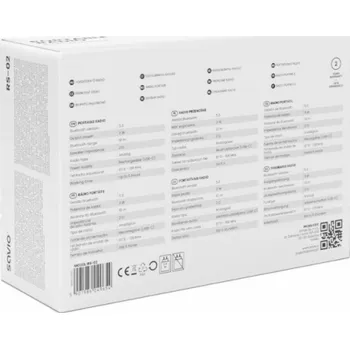 Radiopřijímač SAVIO RS-02 Přenosné rádio, bílé