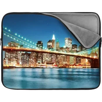 pouzdro na notebook Sablio Obal na notebook Rozsvícený most 2 - 17"