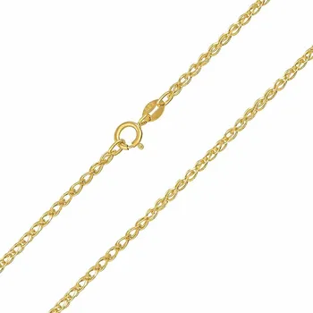 Šperk Zlatý řetízek Fox ze žlutého zlata - 1,7 mm varianta 50 cm FNN1205NGY-50 cm